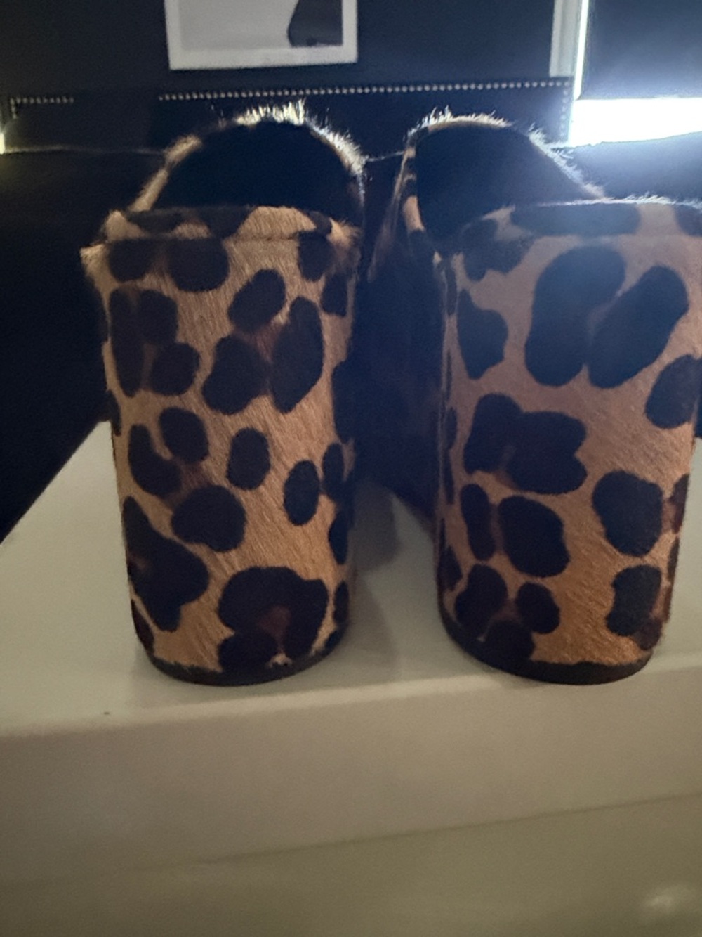 Simon Miller Leopard-Print Platform Slide Sandals in Tan and Black. Brand new - Picture 6 of 8